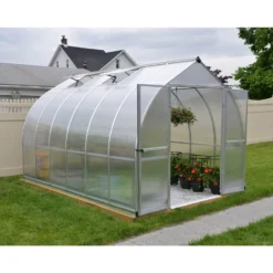 Palram 8 X 12ft Canopia Bella Greenhouse - Silver 14 Palram 8 X 12ft Canopia Bella Greenhouse - Silver -Garden Outdoor Equipment Store 12806866 1534833196712898