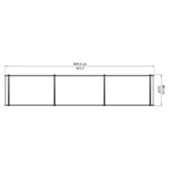 Palram - Canopia Canopy Neo 4050 Grey Twinwall -Garden Outdoor Equipment Store 12807430 1344832959656396