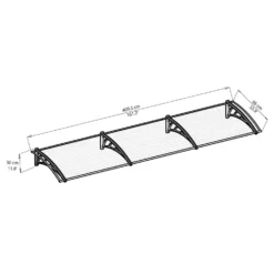 Palram - Canopia Canopy Neo 4050 Grey Twinwall -Garden Outdoor Equipment Store 12807430 2684832959565925