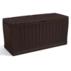 Keter Marvel Plus Outdoor Garden Storage Box 270L - Brown -Garden Outdoor Equipment Store 12808515 1524900023225876
