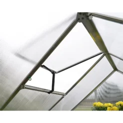 Palram 6 X 4ft Canopia Mythos Greenhouse - Silver 14 Palram 6 X 4ft Canopia Mythos Greenhouse - Silver -Garden Outdoor Equipment Store 12810598 1404856744880768