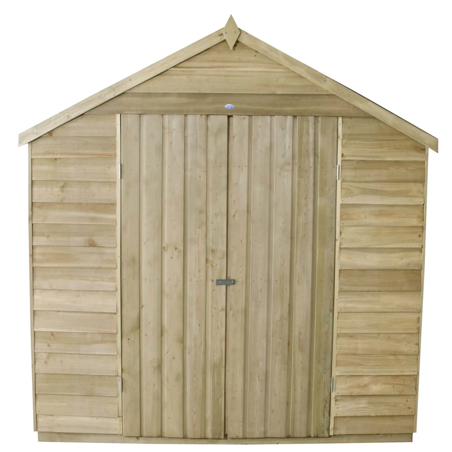 7x7ft Forest Natural Timber Overlap Apex Pressure Treated Wooden Shed 9 7x7ft Forest Natural Timber Overlap Apex Pressure Treated Wooden Shed - Image 7