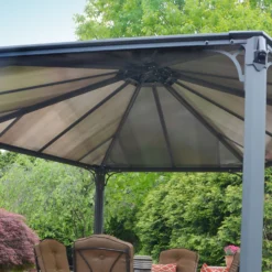 Palram - Canopia Monaco Hexagonal Garden Gazebo Grey 16 Palram - Canopia Monaco Hexagonal Garden Gazebo Grey -Garden Outdoor Equipment Store 12810973 6544924172961429