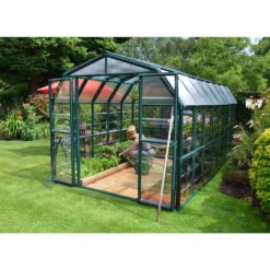 Palram 8 X 16ft Canopia Grand Gardener Greenhouse - Green 8 Palram 8 X 16ft Canopia Grand Gardener Greenhouse - Green -Garden Outdoor Equipment Store 12810979 7454833198502668