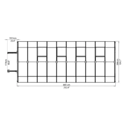 Palram 8 X 20ft Canopia Hobby Gardener Greenhouse - Green 14 Palram 8 X 20ft Canopia Hobby Gardener Greenhouse - Green -Garden Outdoor Equipment Store 12811079 2154833197846172