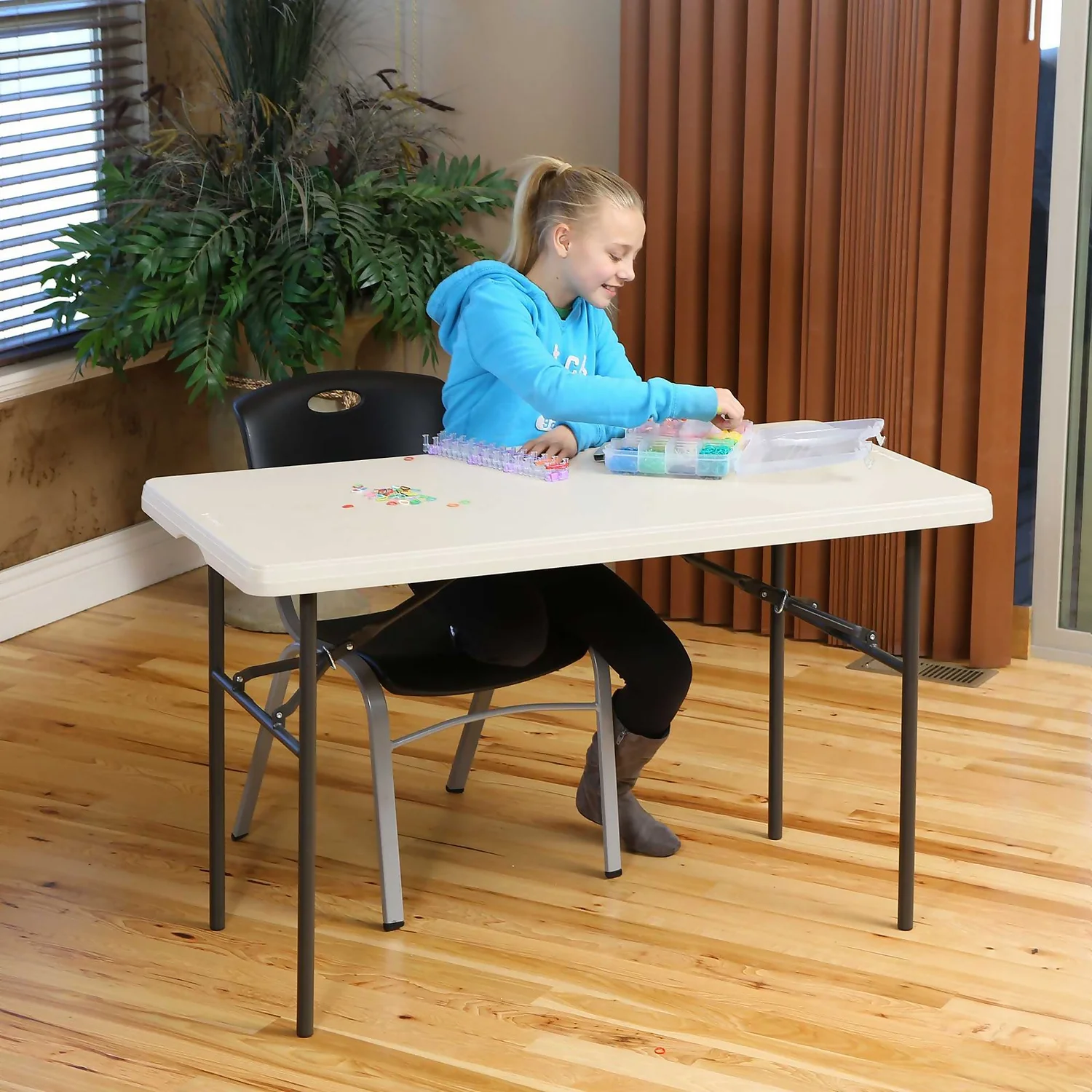 Lifetime Seasonal Party Trestle Table - 1.22m / 4ft 4 Lifetime Seasonal Party Trestle Table - 1.22m / 4ft - Image 2