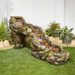 Stylish Fountains Bustling Waters Including LED Lights -Garden Outdoor Equipment Store 12814089 1794957312372359