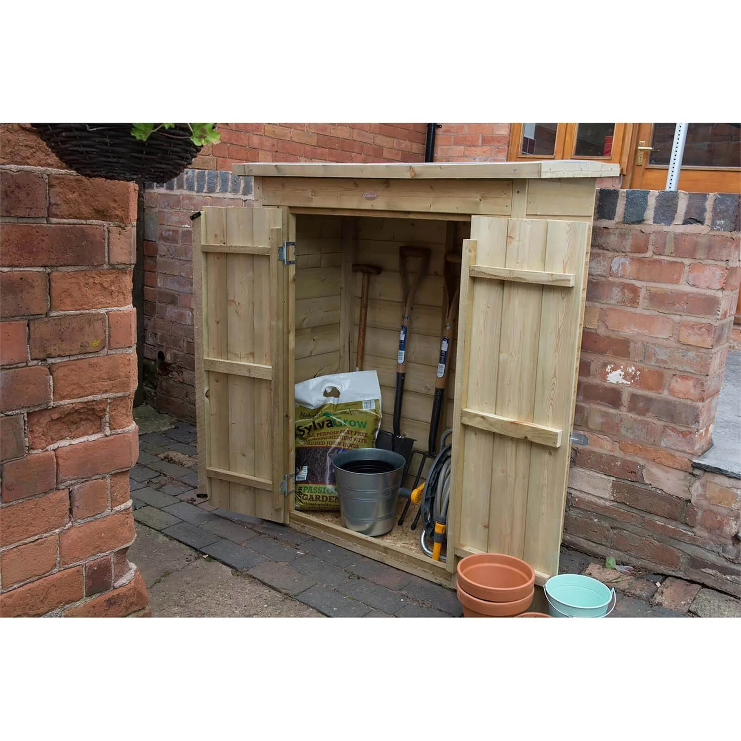 Forest Garden Wooden Shiplap Pent Garden Store 3 Forest Garden Wooden Shiplap Pent Garden Store