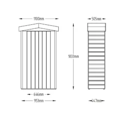 Forest Garden Wooden Tall Shiplap Apex Garden Store -Garden Outdoor Equipment Store 12814365 7734832985423567