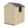 Forest 6 X 4ft Overlap Pressure Treated Apex Shed - Incl. Installation -Garden Outdoor Equipment Store 12814913 2044831952060664
