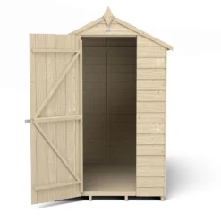 Forest 6 X 4ft Overlap Pressure Treated Apex Shed - Incl. Installation -Garden Outdoor Equipment Store 12814913 6904832986757169