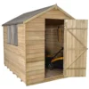 8x6ft Forest Wooden Overlap Pressure Treated Apex Shed -incl. Installation 2 8x6ft Forest Wooden Overlap Pressure Treated Apex Shed -incl. Installation -Garden Outdoor Equipment Store 12814916 8384831942204035