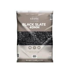 Stylish Stone Black Slate - Large Pack - 19kg -Garden Outdoor Equipment Store 12815213 1045014583377587