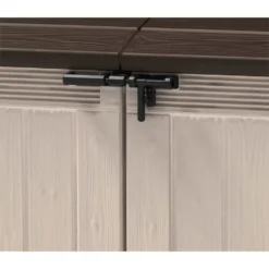 Keter Store It Out Ultra Outdoor Garden Storage Shed - Beige & Brown - 2000L -Garden Outdoor Equipment Store 12815621 9644833203803011