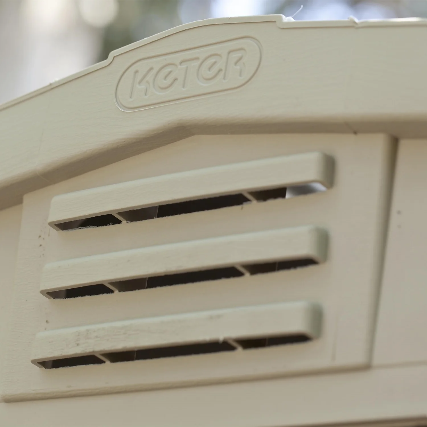 Keter Factor 6 X 6ft Outdoor Garden Apex Storage Shed - Beige/Brown 9 Keter Factor 6 X 6ft Outdoor Garden Apex Storage Shed - Beige/Brown - Image 7