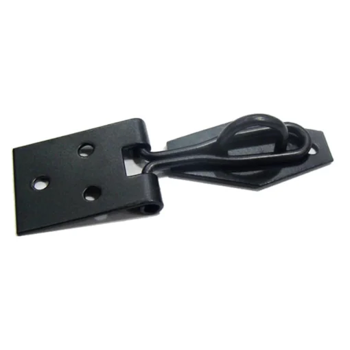None Wire Hasp & Staple - Black - 102mm 4 None Wire Hasp & Staple - Black - 102mm -Garden Outdoor Equipment Store 12818814 7854831966499445