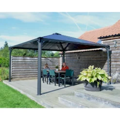 Palram - Canopia Palermo 4300 Garden Gazebo Grey -Garden Outdoor Equipment Store 12819403 3184893347431752