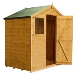 Mercia 4 X 6ft Shiplap Apex Wooden Shed -Garden Outdoor Equipment Store 12819925 1794989436902987
