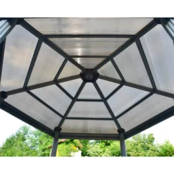 Palram - Canopia Roma Hexagonal Garden Gazebo Grey 11 Palram - Canopia Roma Hexagonal Garden Gazebo Grey -Garden Outdoor Equipment Store 12821930 6544833174932253