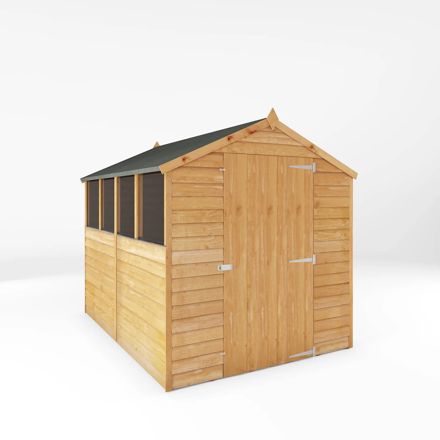 Mercia 8 X 6ft Overlap Apex Shed - Incl. Installation 3 Mercia 8 X 6ft Overlap Apex Shed - Incl. Installation