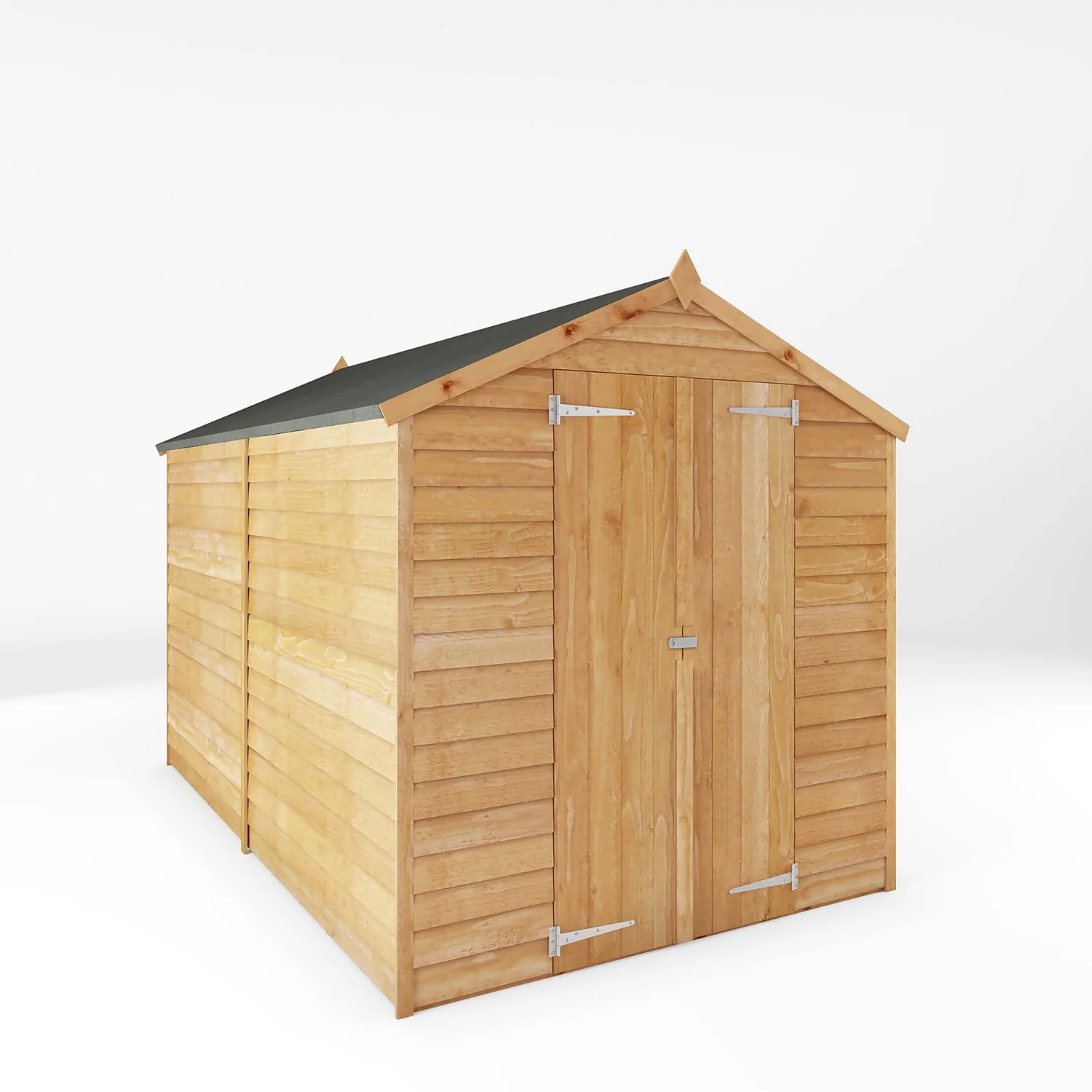 Mercia 10 X 6ft Overlap Apex Windowless Shed - Installation Included 3 Mercia 10 X 6ft Overlap Apex Windowless Shed - Installation Included