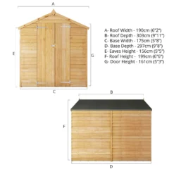 Mercia 10 X 6ft Overlap Apex Windowless Shed - Installation Included 20 Mercia 10 X 6ft Overlap Apex Windowless Shed - Installation Included -Garden Outdoor Equipment Store 12822596 1465051417300649