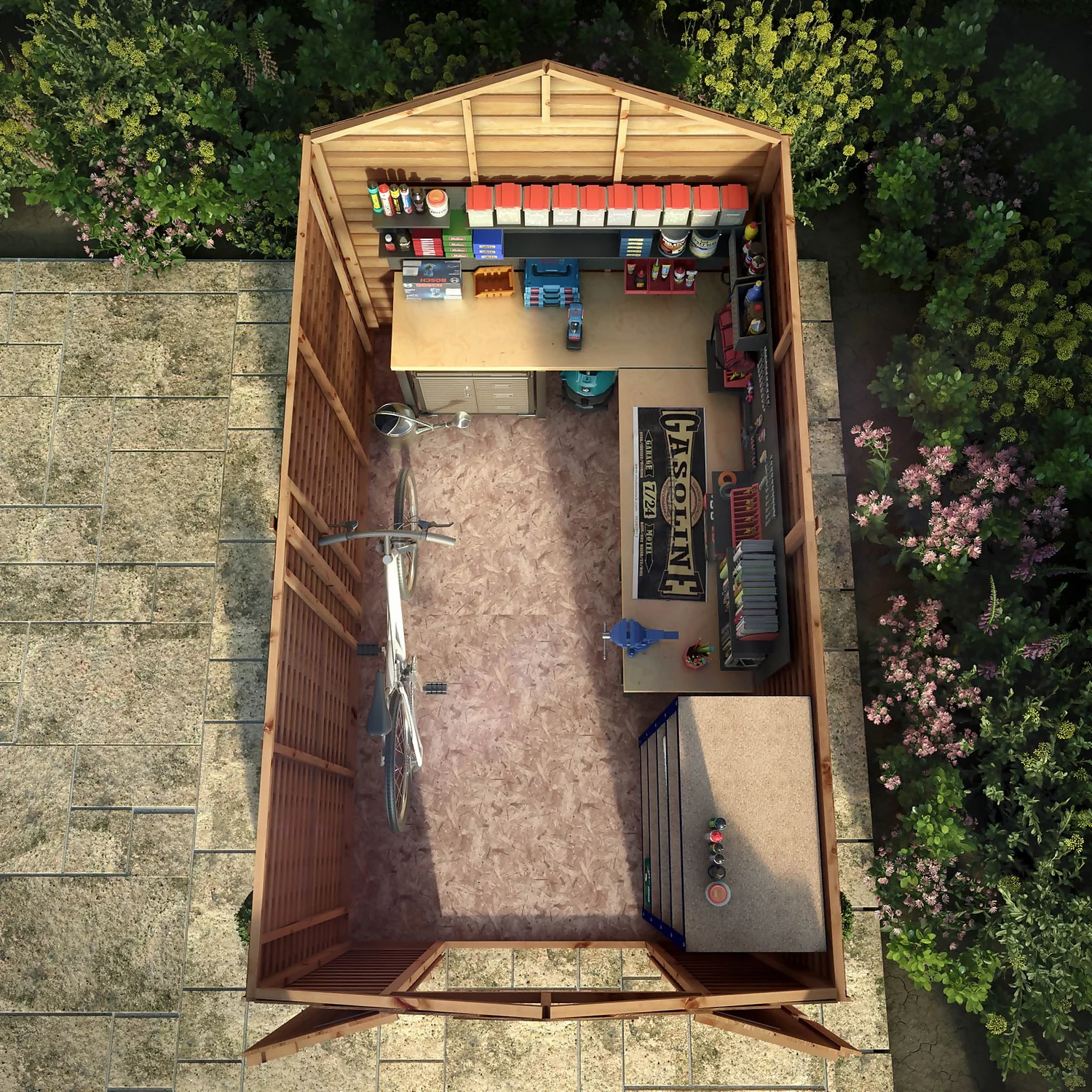 Mercia 10 X 6ft Overlap Apex Windowless Shed - Installation Included 5 Mercia 10 X 6ft Overlap Apex Windowless Shed - Installation Included - Image 3