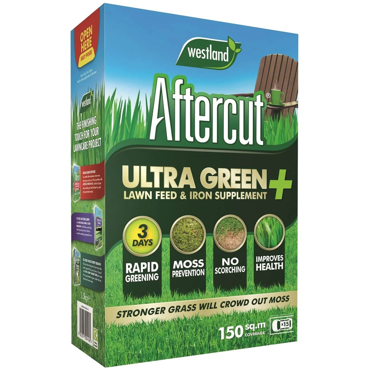 Aftercut Ultra Green + Lawn Feed & Iron Supplement - 150m² 3 Aftercut Ultra Green + Lawn Feed & Iron Supplement - 150m²