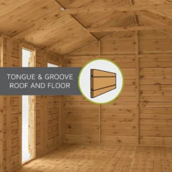 Mercia 4 X 6ft Shiplap Apex Shed - Included Installation -Garden Outdoor Equipment Store 12825402 1084989437235936