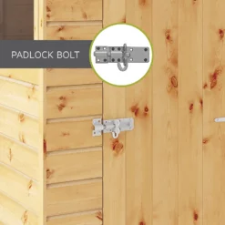 Mercia 4 X 6ft Shiplap Apex Shed - Included Installation -Garden Outdoor Equipment Store 12825402 1084989437256408