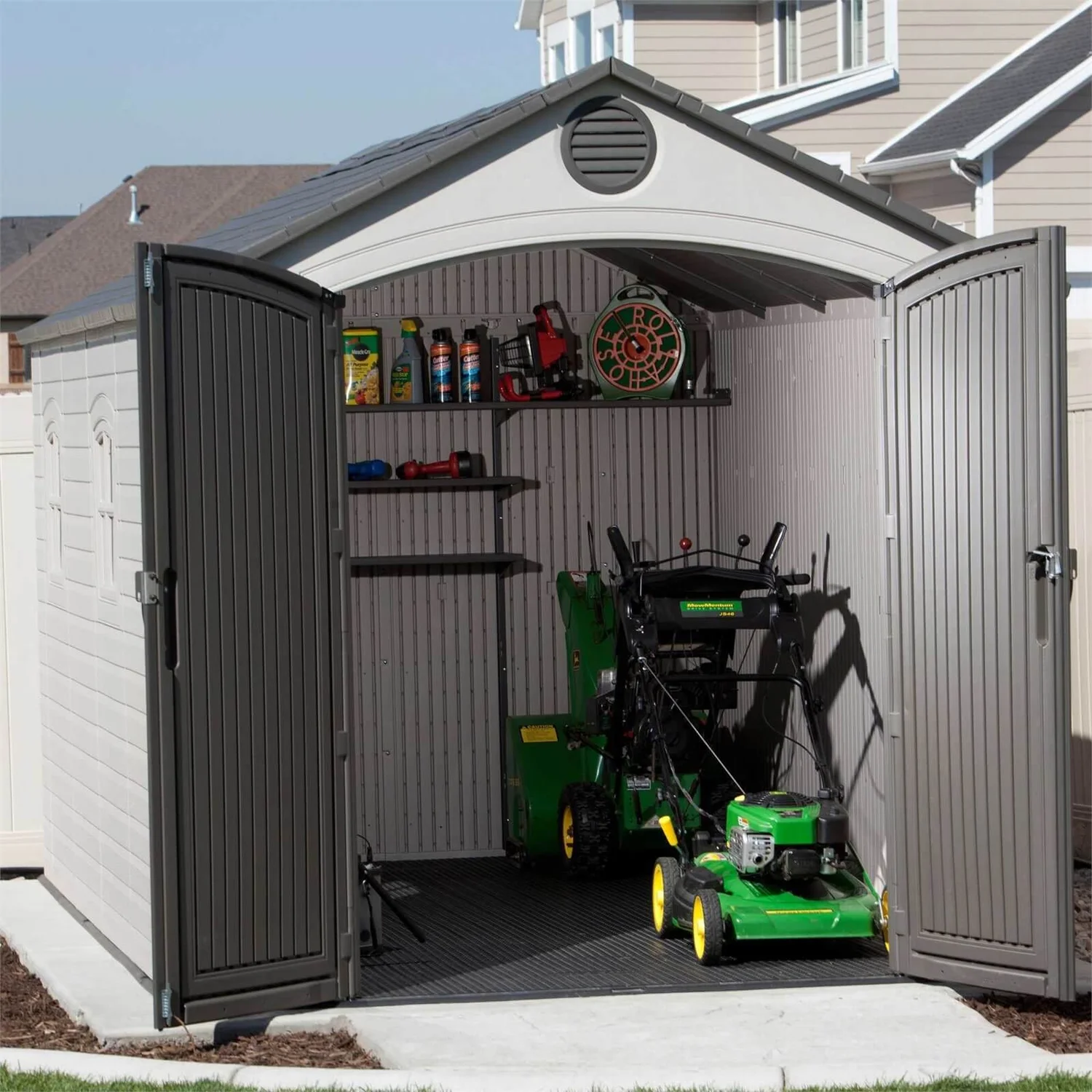 Lifetime 8 X 15ft Outdoor Storage Shed 5 Lifetime 8 X 15ft Outdoor Storage Shed - Image 3