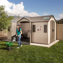 Lifetime 15 X 8ft Outdoor Storage Shed 10 Lifetime 15 X 8ft Outdoor Storage Shed -Garden Outdoor Equipment Store 12826444 1425012584173540