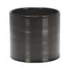 Glass Grey Ceramic Cover Pot - 28cm 1 Glass Grey Ceramic Cover Pot - 28cm -Garden Outdoor Equipment Store 12827438 2964831918588080