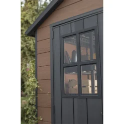 Keter Newton 7.5 X 9ft Outdoor Plastic Garden Storage Shed - Brown 18 Keter Newton 7.5 X 9ft Outdoor Plastic Garden Storage Shed - Brown -Garden Outdoor Equipment Store 12833042 1914843484659095