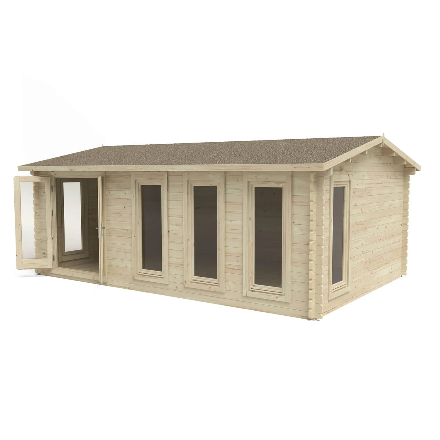Blakedown 6m X 4m Log Cabin Double Glazed 24kg Polyester Felt, No Underlay - Installation Included 4 Blakedown 6m X 4m Log Cabin Double Glazed 24kg Polyester Felt, No Underlay - Installation Included - Image 2