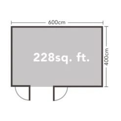 Blakedown 6m X 4m Log Cabin Double Glazed 24kg Polyester Felt, No Underlay - Installation Included 15 Blakedown 6m X 4m Log Cabin Double Glazed 24kg Polyester Felt, No Underlay - Installation Included -Garden Outdoor Equipment Store 12833144 1834833195097422