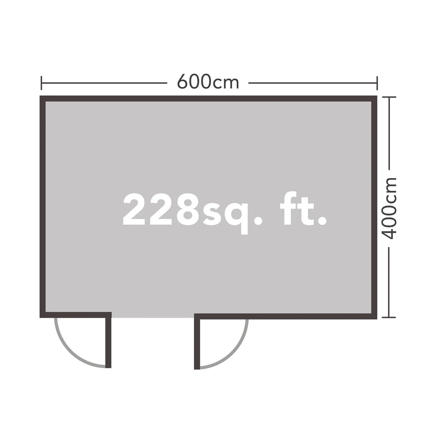 Blakedown 6m X 4m Log Cabin Double Glazed 24kg Polyester Felt, No Underlay - Installation Included 9 Blakedown 6m X 4m Log Cabin Double Glazed 24kg Polyester Felt, No Underlay - Installation Included - Image 7