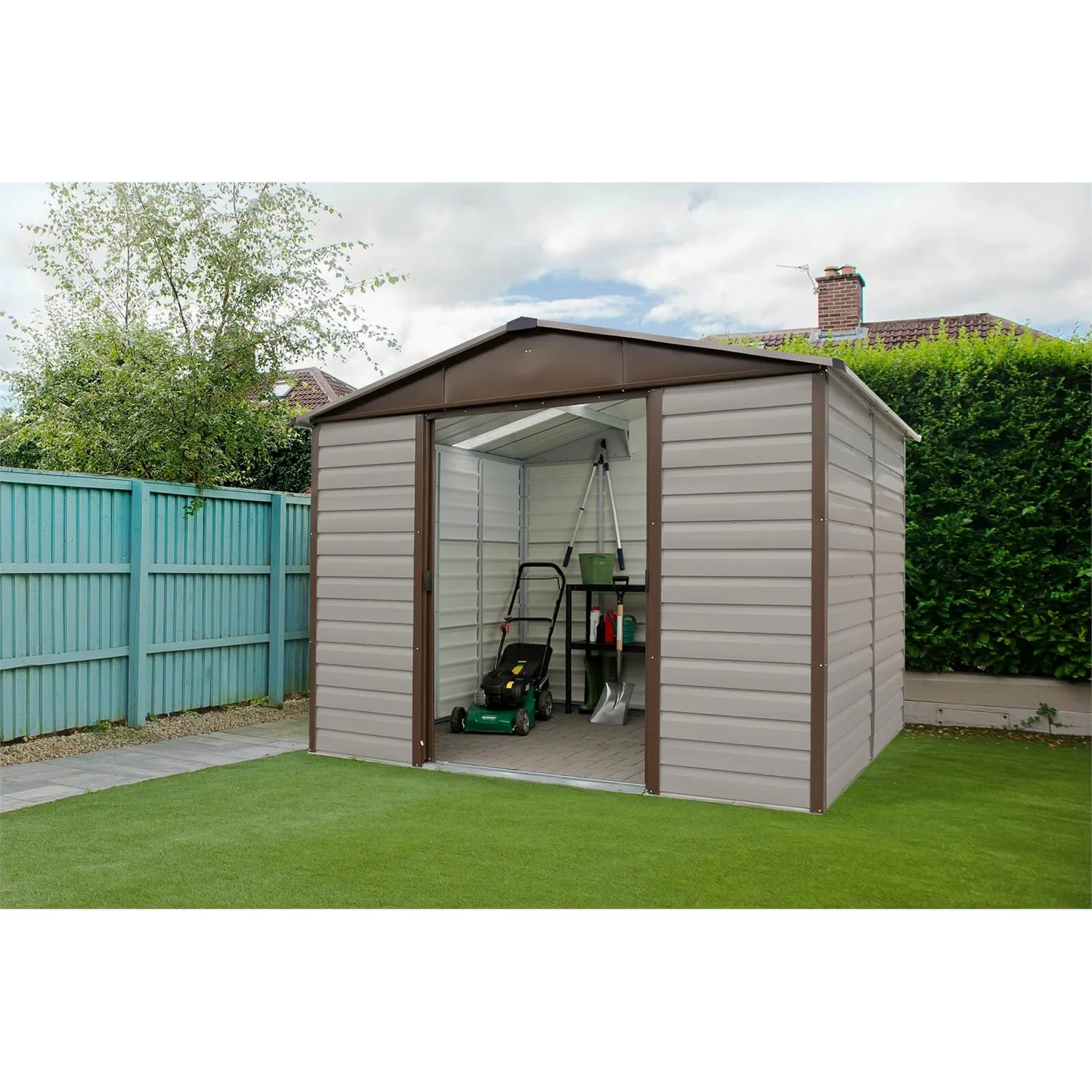 Yardmaster 10x12ft Shiplap Metal Shed 4 Yardmaster 10x12ft Shiplap Metal Shed - Image 2