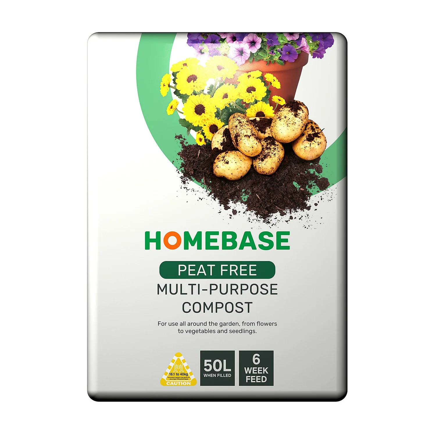 Homebase Peat Free Multi-Purpose Compost - 50L 3 Homebase Peat Free Multi-Purpose Compost - 50L