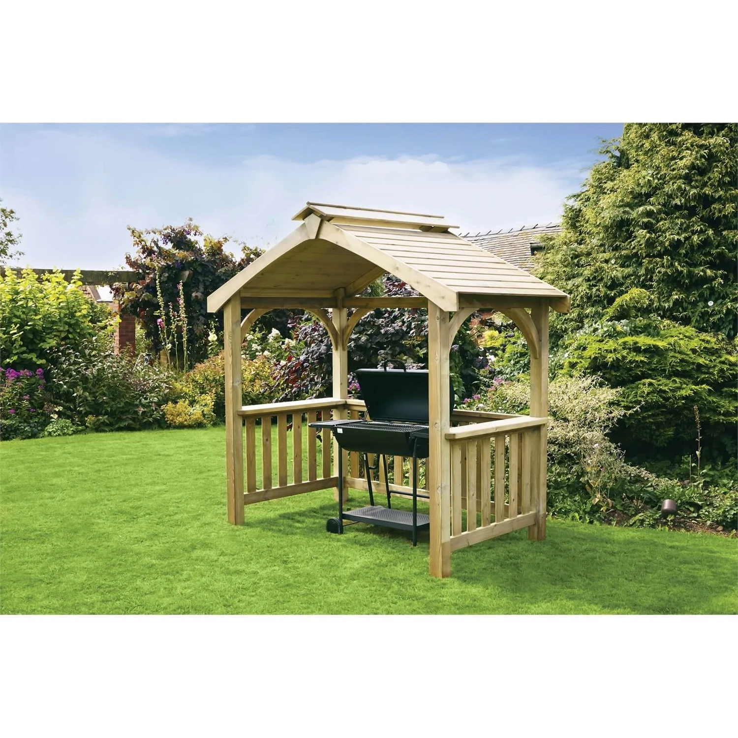 Anchor Fast Milldale Barbecue Shelter FSC 3 Anchor Fast Milldale Barbecue Shelter FSC