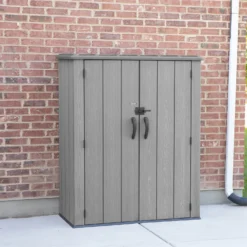 Lifetime 1500L Rough Cut Vertical Storage Cabinet -Garden Outdoor Equipment Store 12836581 1584833208228380