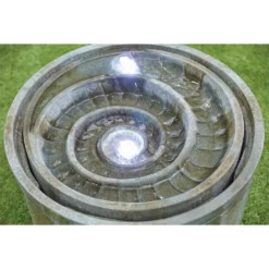 Stylish Fountains Fossil Water Feature Incl LEDS -Garden Outdoor Equipment Store 12836974 1244833171486912