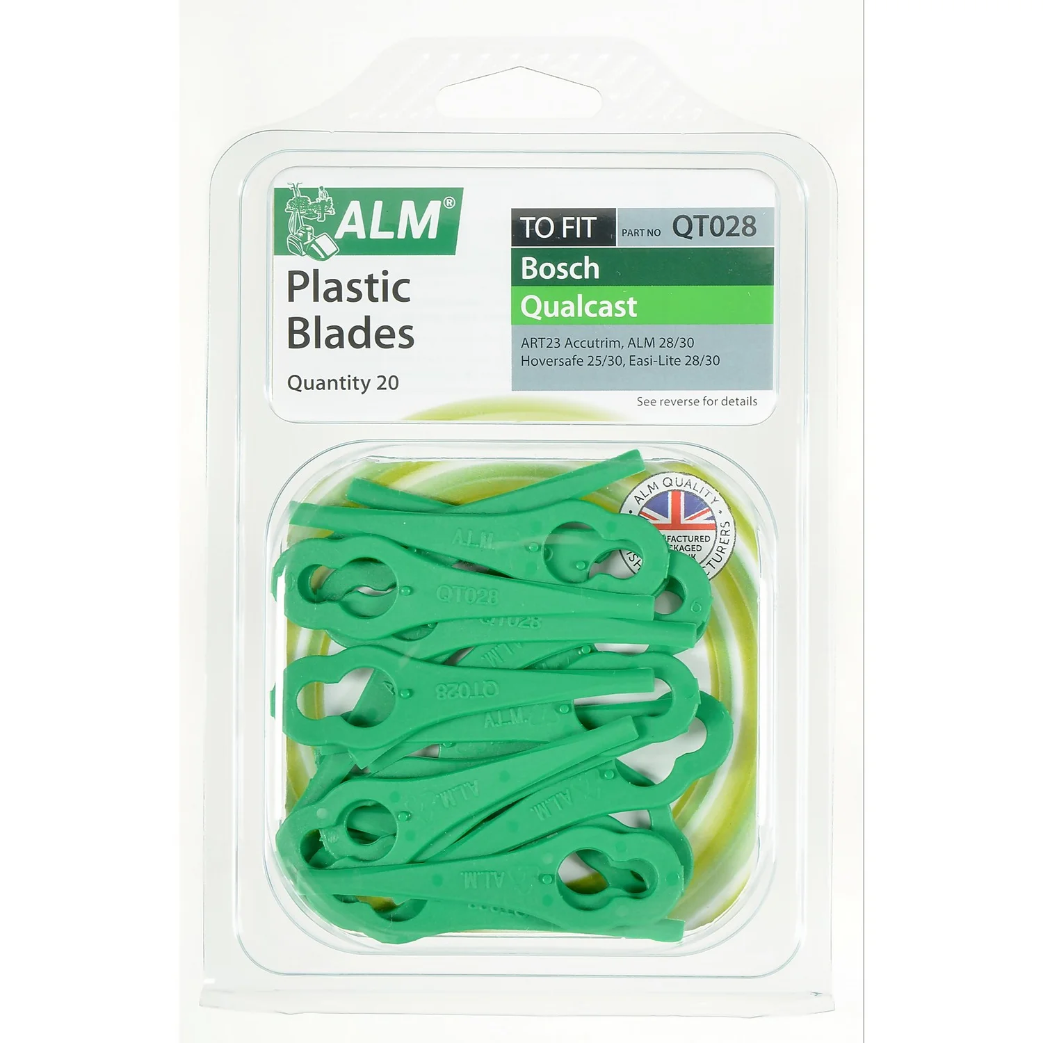 ALM Plastic Blades For Bosch ART 23 3 ALM Plastic Blades For Bosch ART 23
