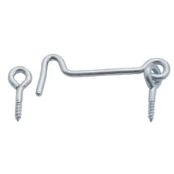 None Gate Hook And Eye - Zinc Plate - 2 Pack