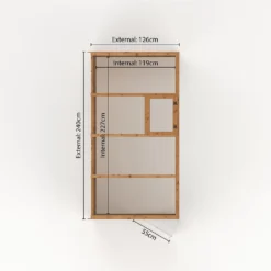 Country Living Langford 8 X 4ft Traditional Lean Too Greenhouse Painted + Installation - Aurora Green 13 Country Living Langford 8 X 4ft Traditional Lean Too Greenhouse Painted + Installation - Aurora Green -Garden Outdoor Equipment Store 12876025 1394843887371772