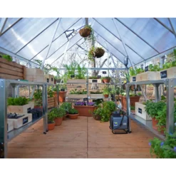 Palram Canopia Hybrid 6 X 12ft Silver Greenhouse 10 Palram Canopia Hybrid 6 X 12ft Silver Greenhouse -Garden Outdoor Equipment Store 12877509 6894853166971427