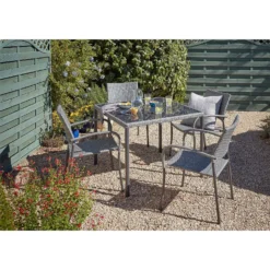 Bambrick 4 Seater Garden Dining Set -Garden Outdoor Equipment Store 12881495 1734948030558773