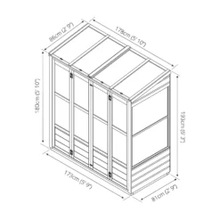 Country Living Durlston 6 X 3ft Traditional Tall Wall Greenhouse Painted + Installation - Thorpe Towers 13 Country Living Durlston 6 X 3ft Traditional Tall Wall Greenhouse Painted + Installation - Thorpe Towers -Garden Outdoor Equipment Store 12881655 1654843878365241