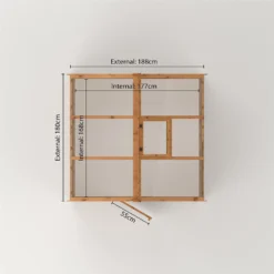 Country Living Kelham 6 X 6ft Traditional Greenhouse Painted + Installation - Thorpe Towers 11 Country Living Kelham 6 X 6ft Traditional Greenhouse Painted + Installation - Thorpe Towers -Garden Outdoor Equipment Store 12881657 4714843884887760