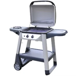 Outback Excel 2 Burner Gas BBQ - Silver & Black -Garden Outdoor Equipment Store 12881703 1514843097309829